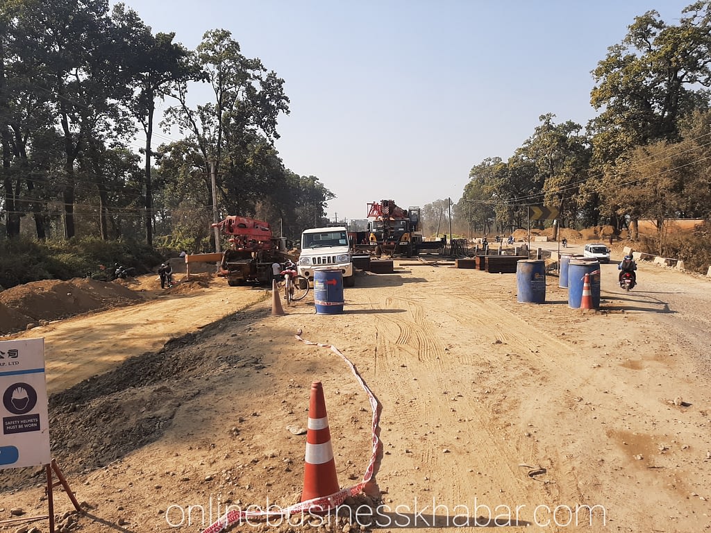 बुटवल–नारायणगढ सडकखण्ड विस्तारको काममा ढिलाइ